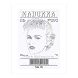 Receipt Art Madonna (Print Only) thumbnail