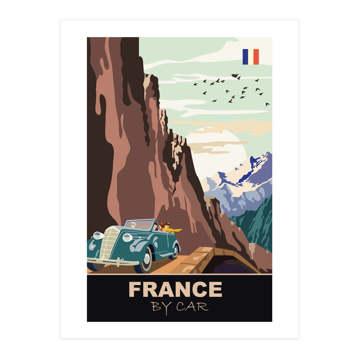 France By Car (Print Only)