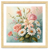 Elegant Pastel Floral Bouquet Illustration thumbnail