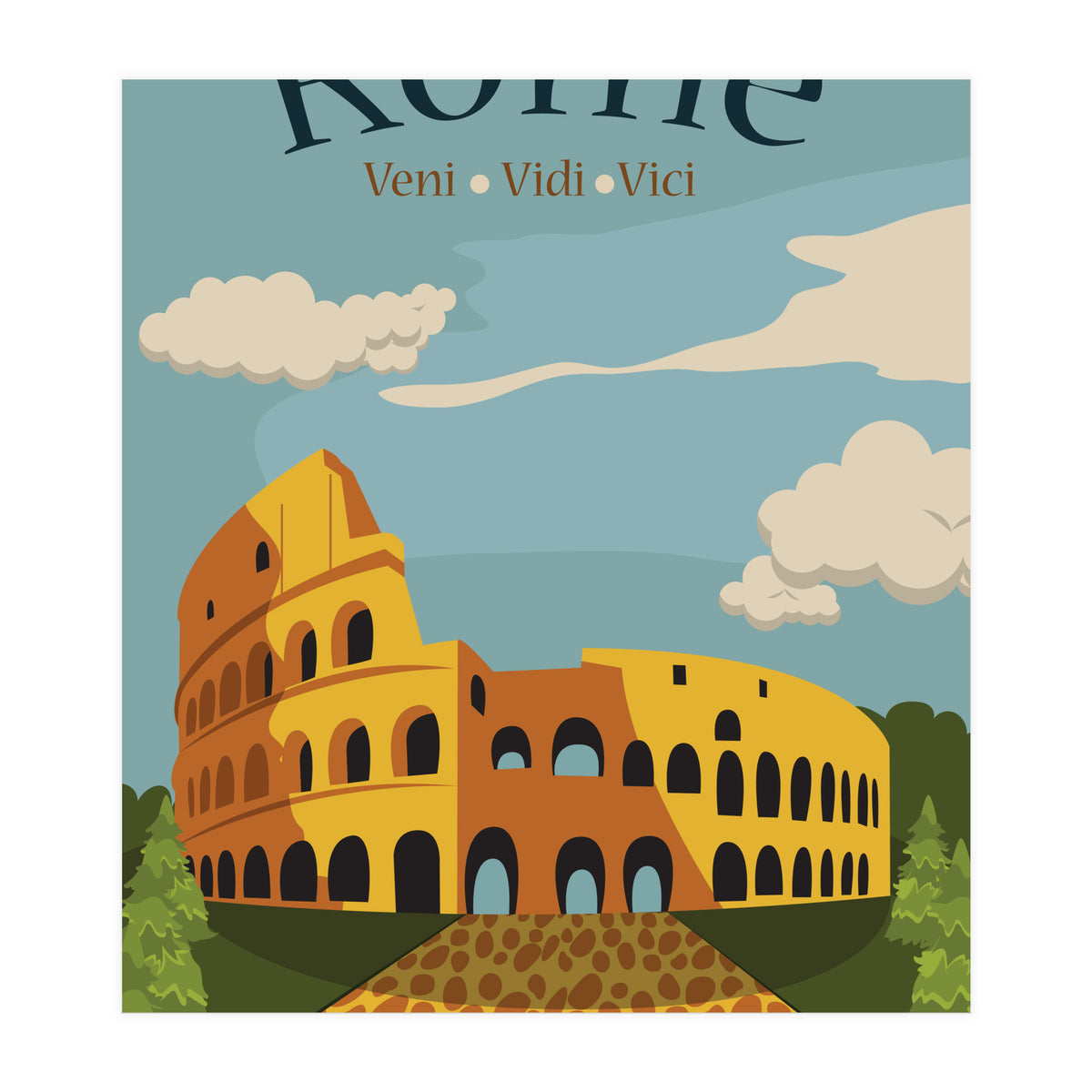 Rome, Colosseum, Italy (Print Only)