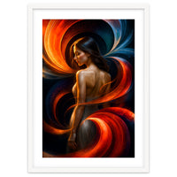 The Beauty of a Woman in an Exotic Pose