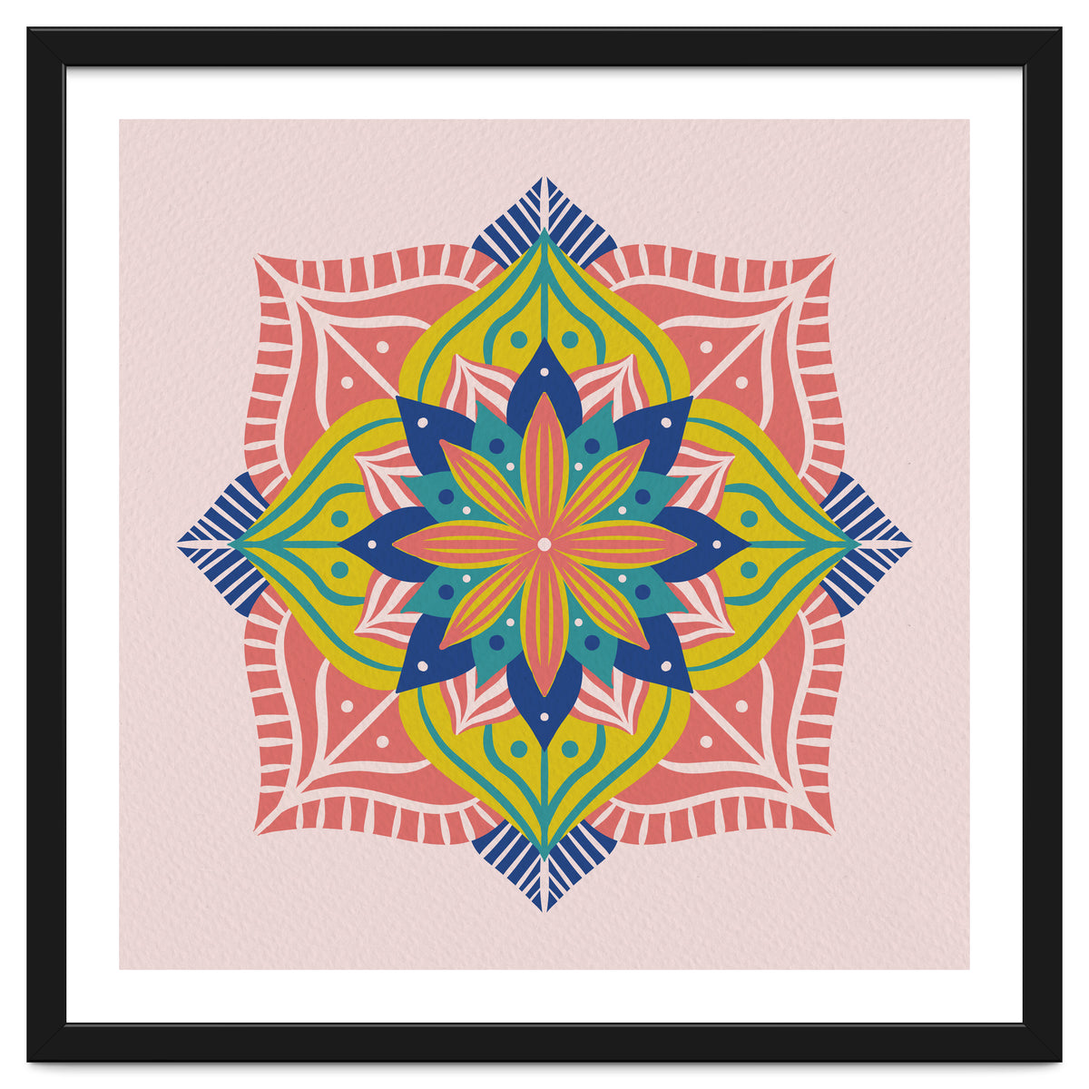 Colorful abstract mandala