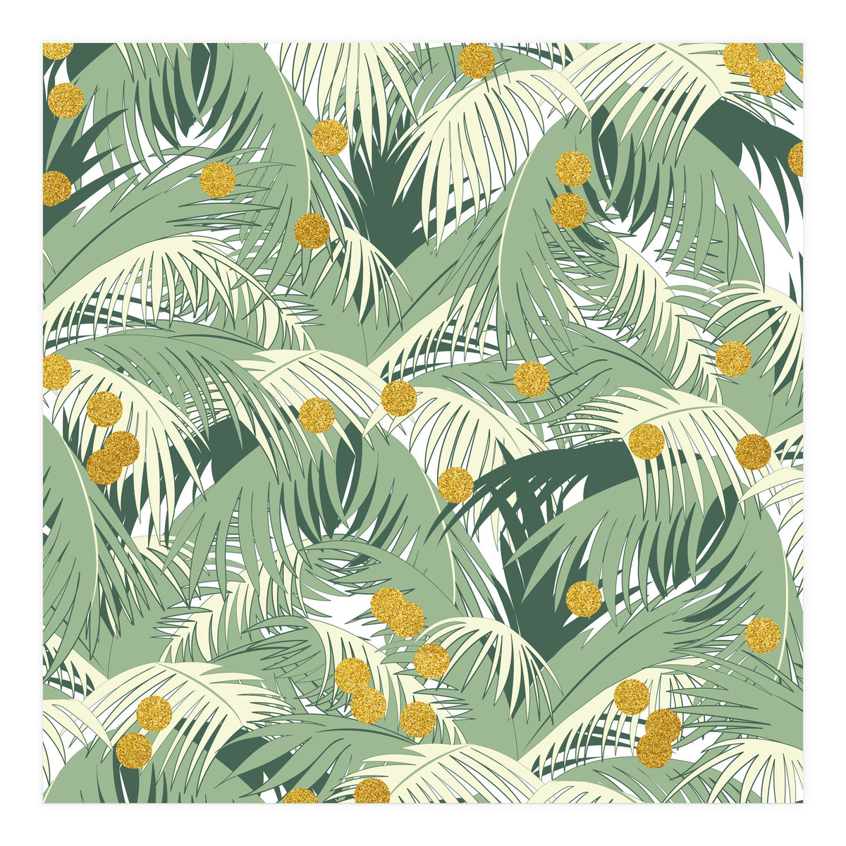Palm + Gold #society6 #decor #buyart (Print Only)
