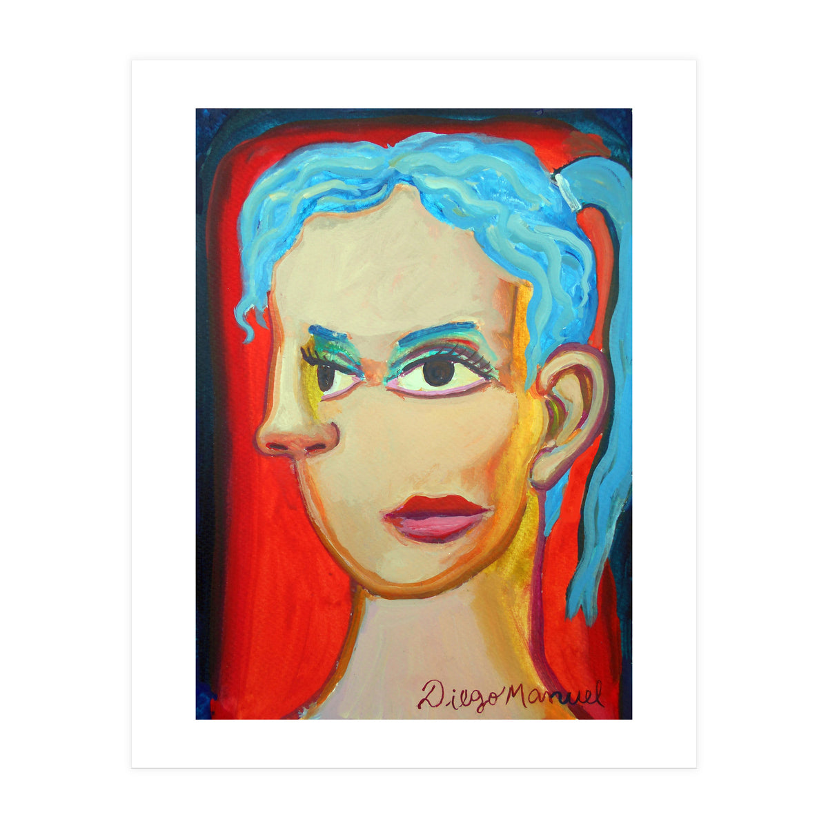 Cabeza De Mujer 25 (Print Only)