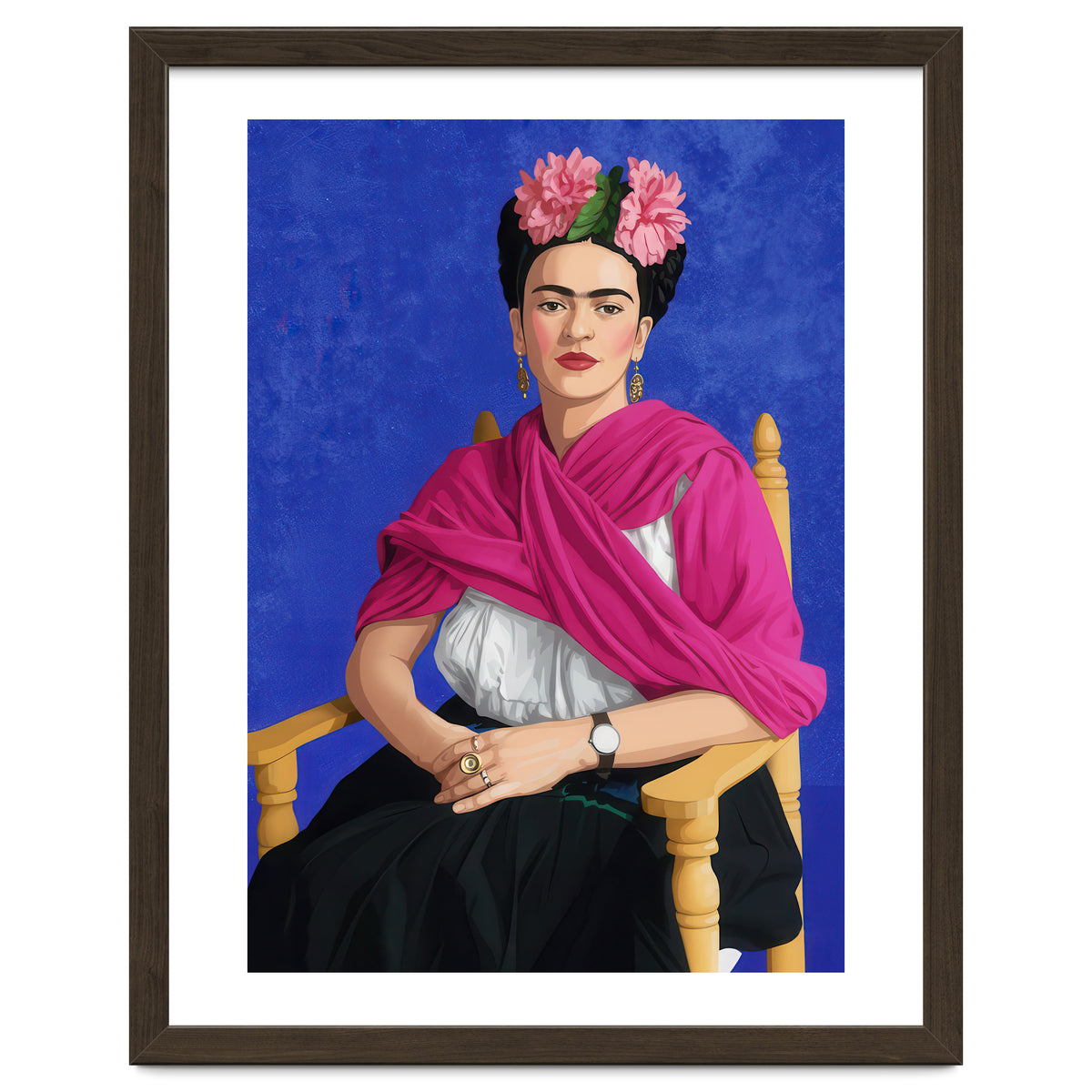 Frida Kahlo Portrait Illustration