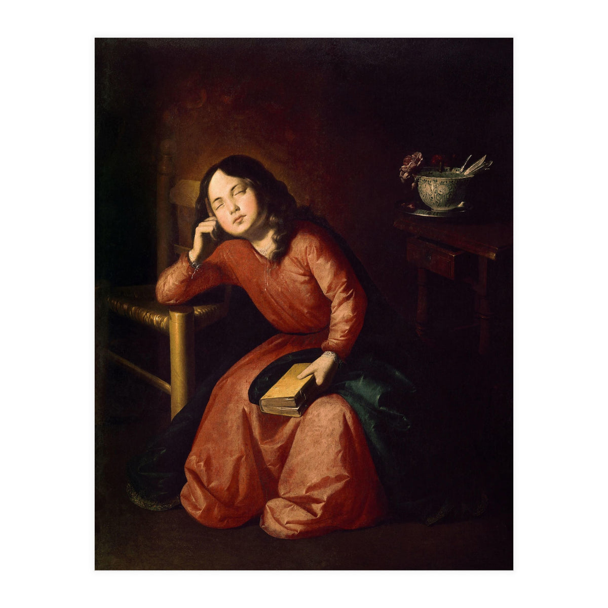 Child Madonna Asleep. La Virgen niña dormida. 1664. Jerez de la Frontera collegiate church. (Print Only)