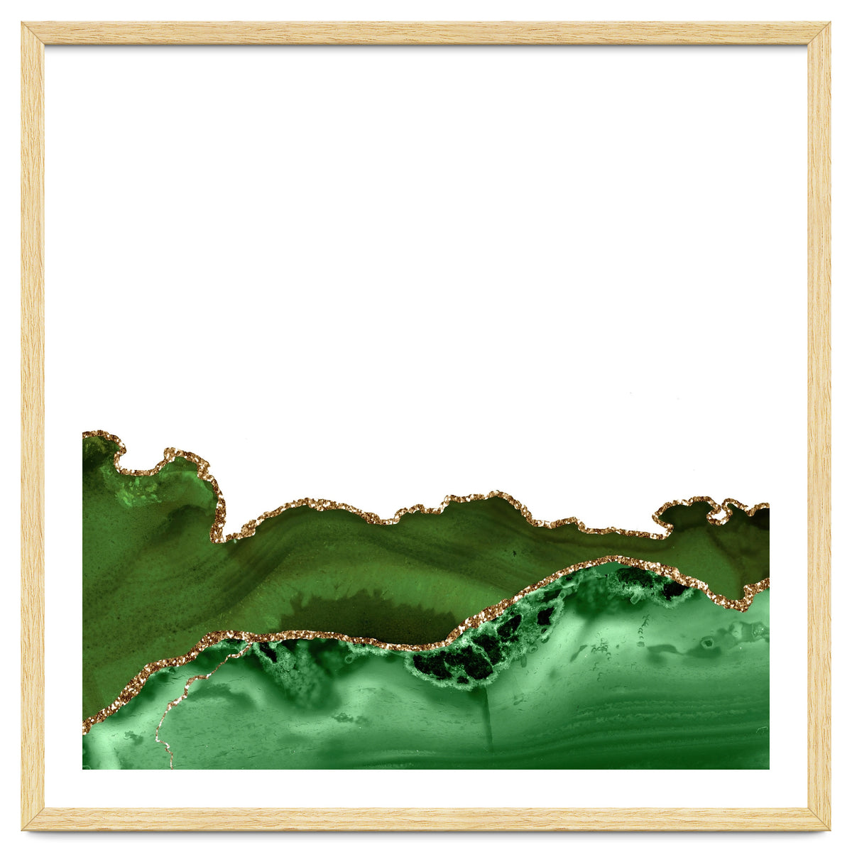 Green & Gold Agate Texture 30