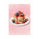 Berry Pancakes – Watercolor Breakfast Food (Print Only) thumbnail