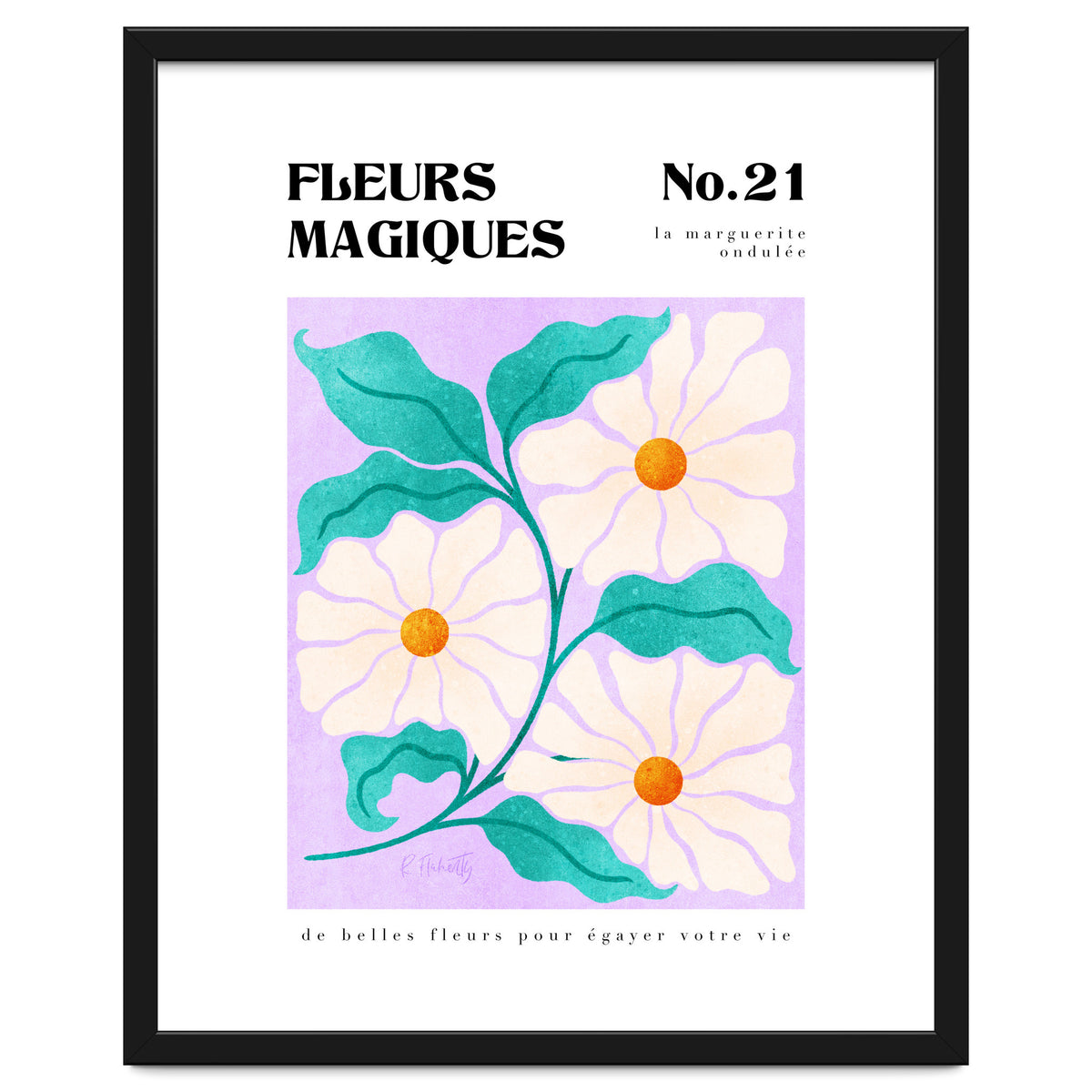 Magical Flowers No.21 Wavy Daisy