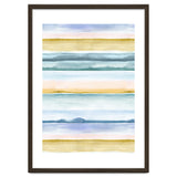 Relaxing Calm Stripes Blue Yellow thumbnail