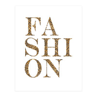 Fashion, Leopard Print Letters, Modern Chic decor (Print Only)