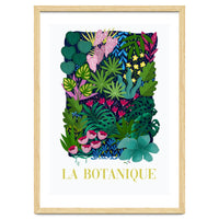 La Botanique, Botanical Garden, Colorful Jungle Print, Boho FLower Market