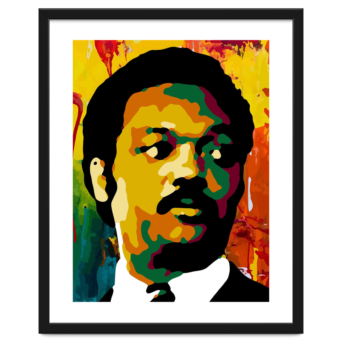 Jesse Jackson Colorful Abstract Art