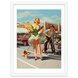 Funny Pin Up Shopping Girl thumbnail