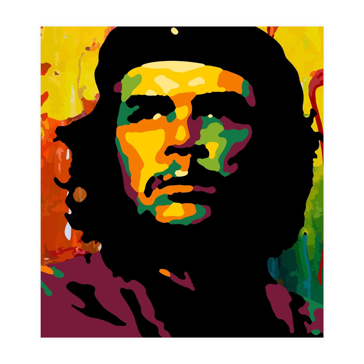 Che Guevara Abstract (Print Only)