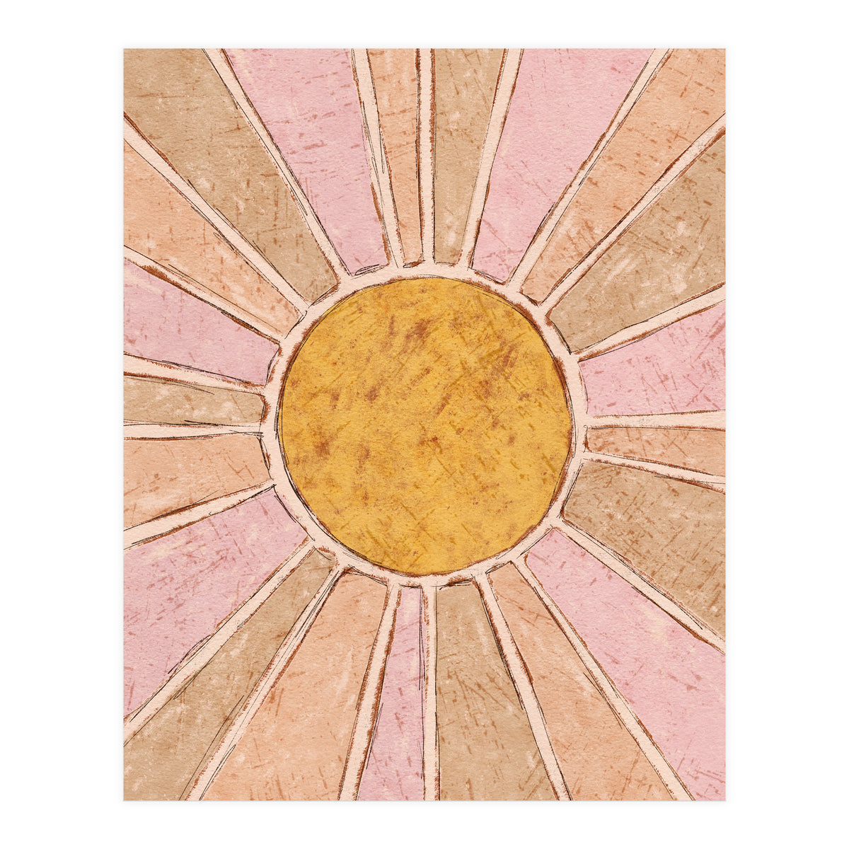 Seventies Retro Sunshine (Print Only)