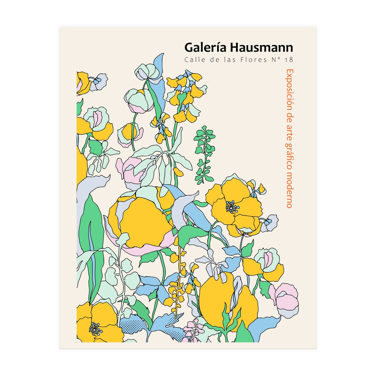 Exhibition of modern graphic art Madrid (Print Only)