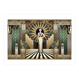 Golden Twenties Flair In Art Deco (Print Only) thumbnail