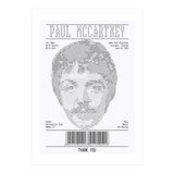 Receipt Art Paul Mc Cartney (Print Only) thumbnail