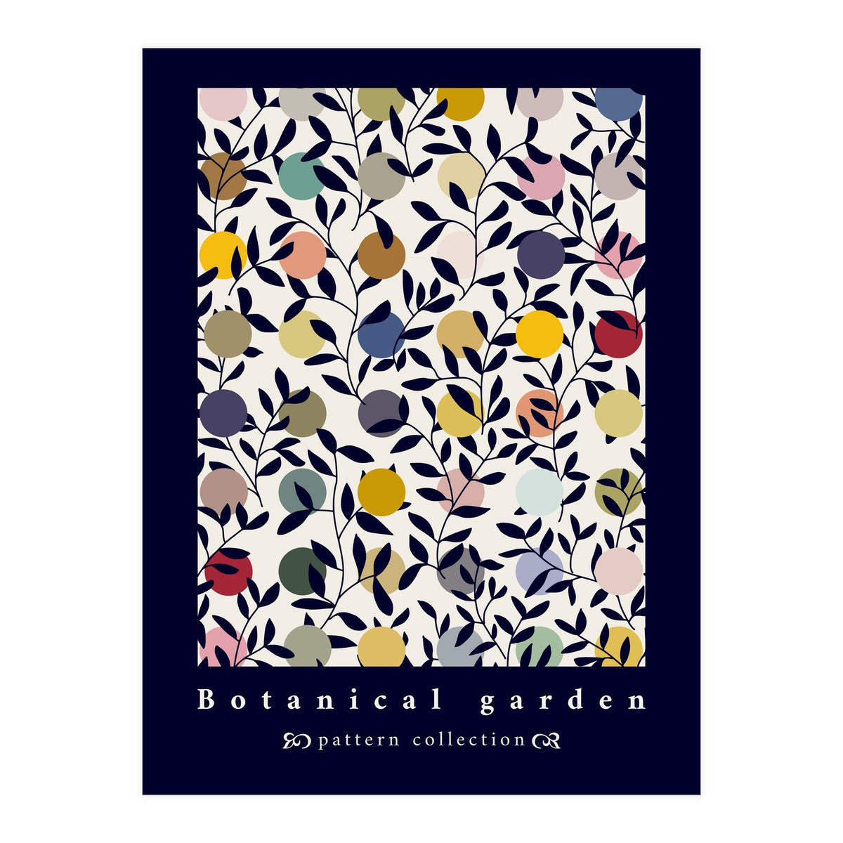 expectant iteration botanical garden pattern (Print Only)