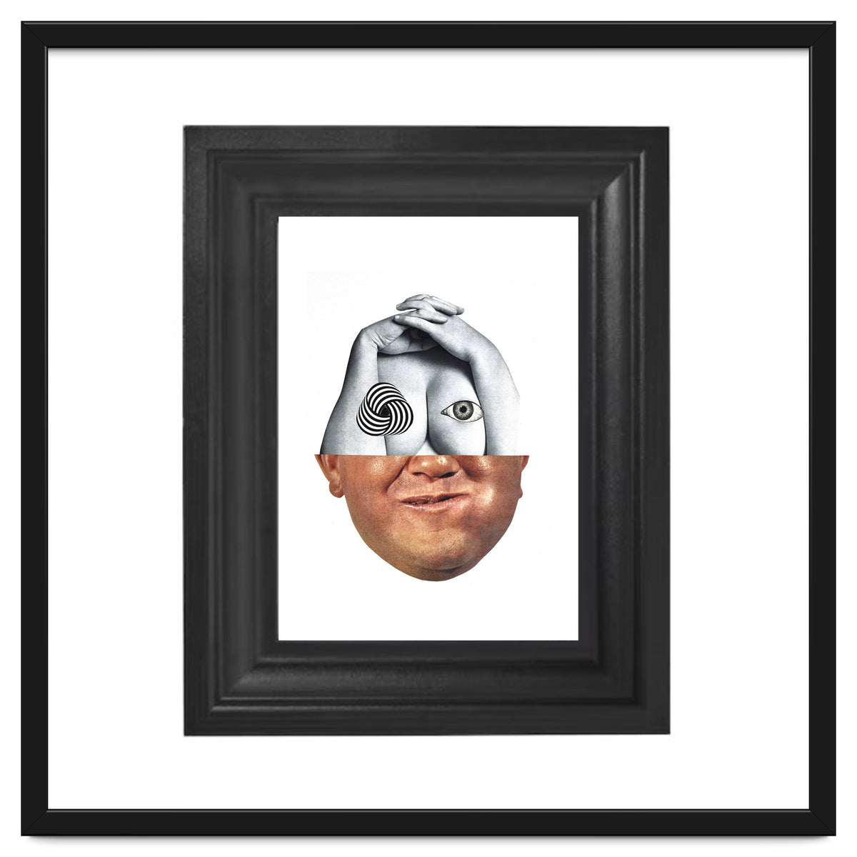 Satiety Collage - Print of paper Collage