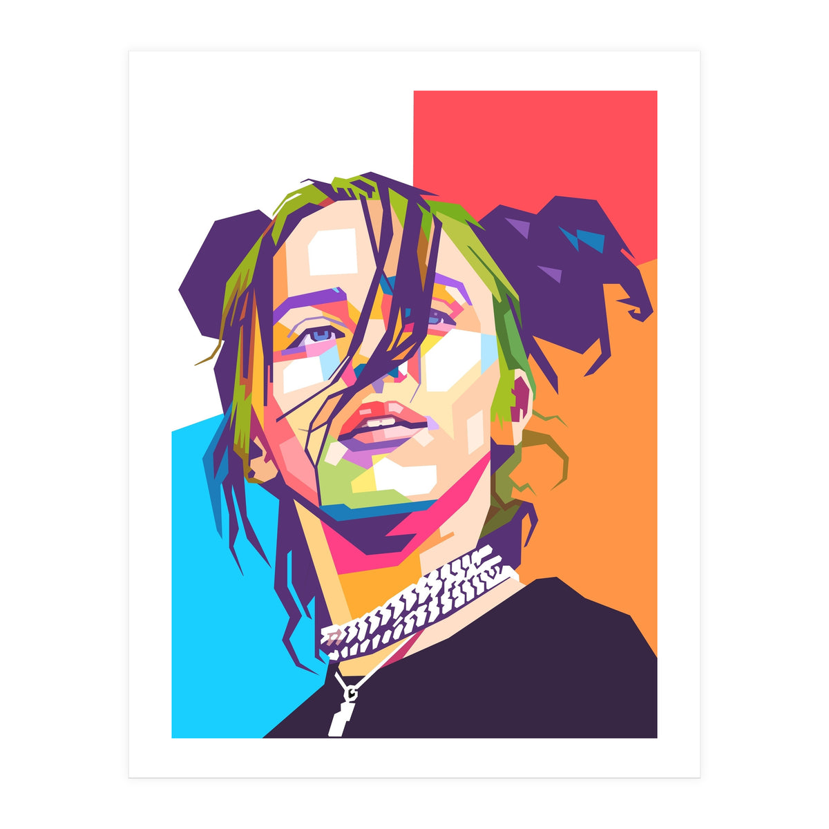 Billie Eillish wpap art  (Print Only)