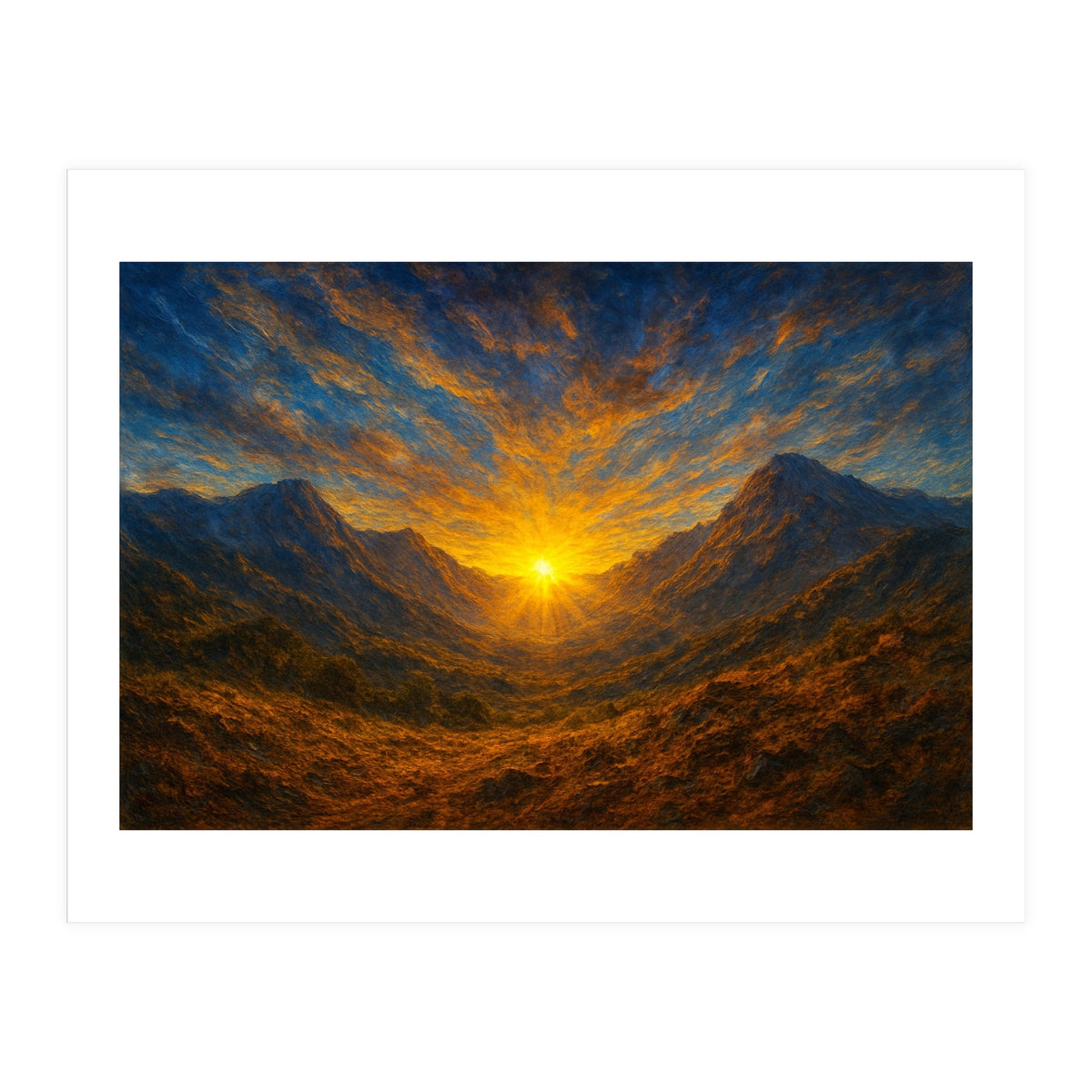 "Breath of the Mountains” From the collection “Symphony of the Elements” (Print Only)