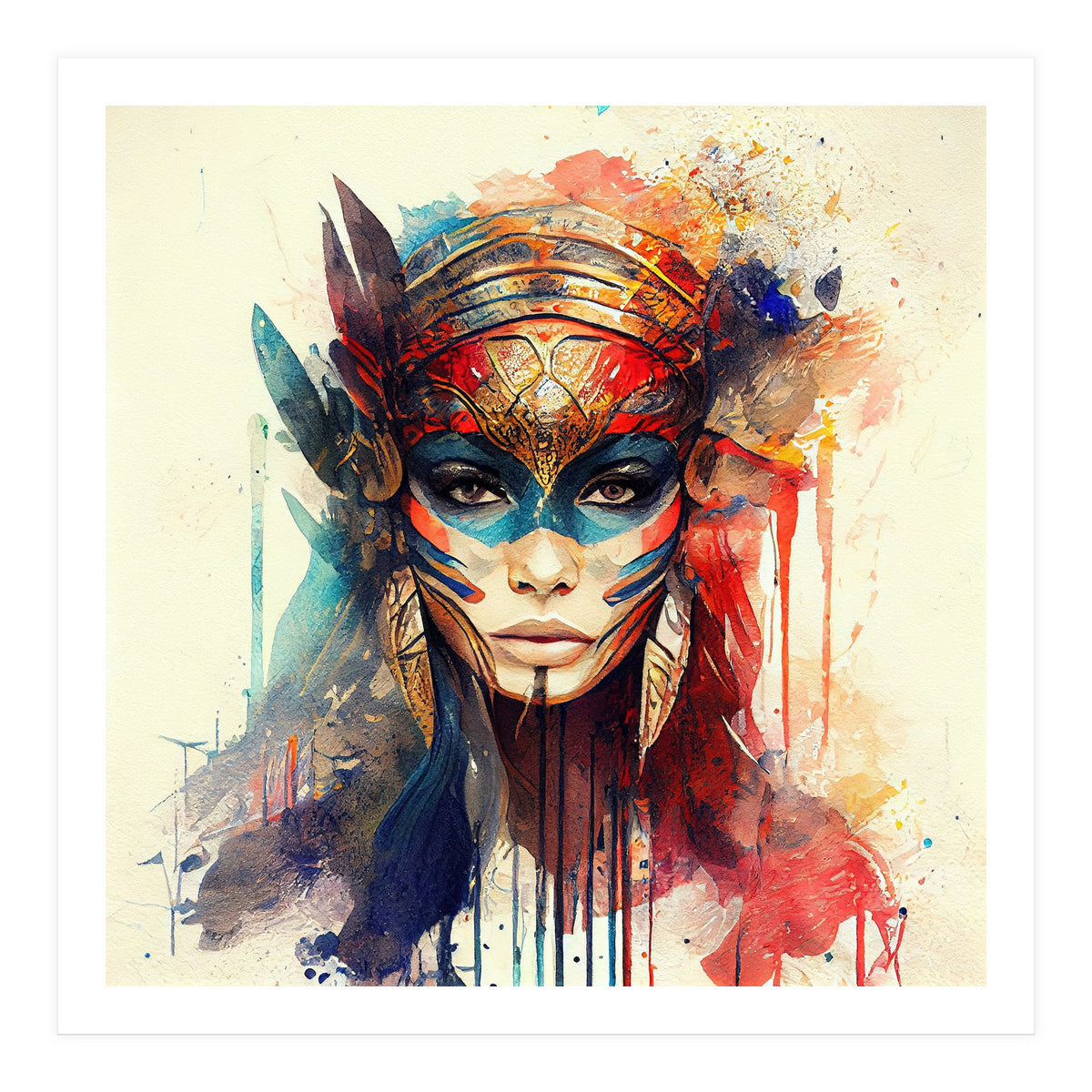 Powerful Warrior Woman #6 (Print Only)