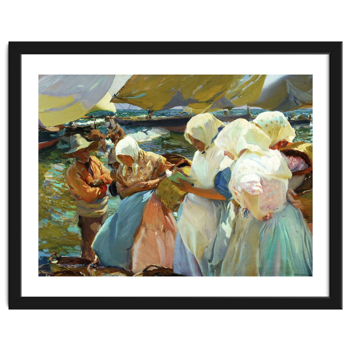 Joaquín Sorolla / 'Women of Valencia at the Beach', 1915, Oil on canvas, 93 x 126 cm.