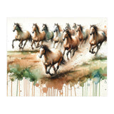 Galloping Horse Herd (Print Only) thumbnail