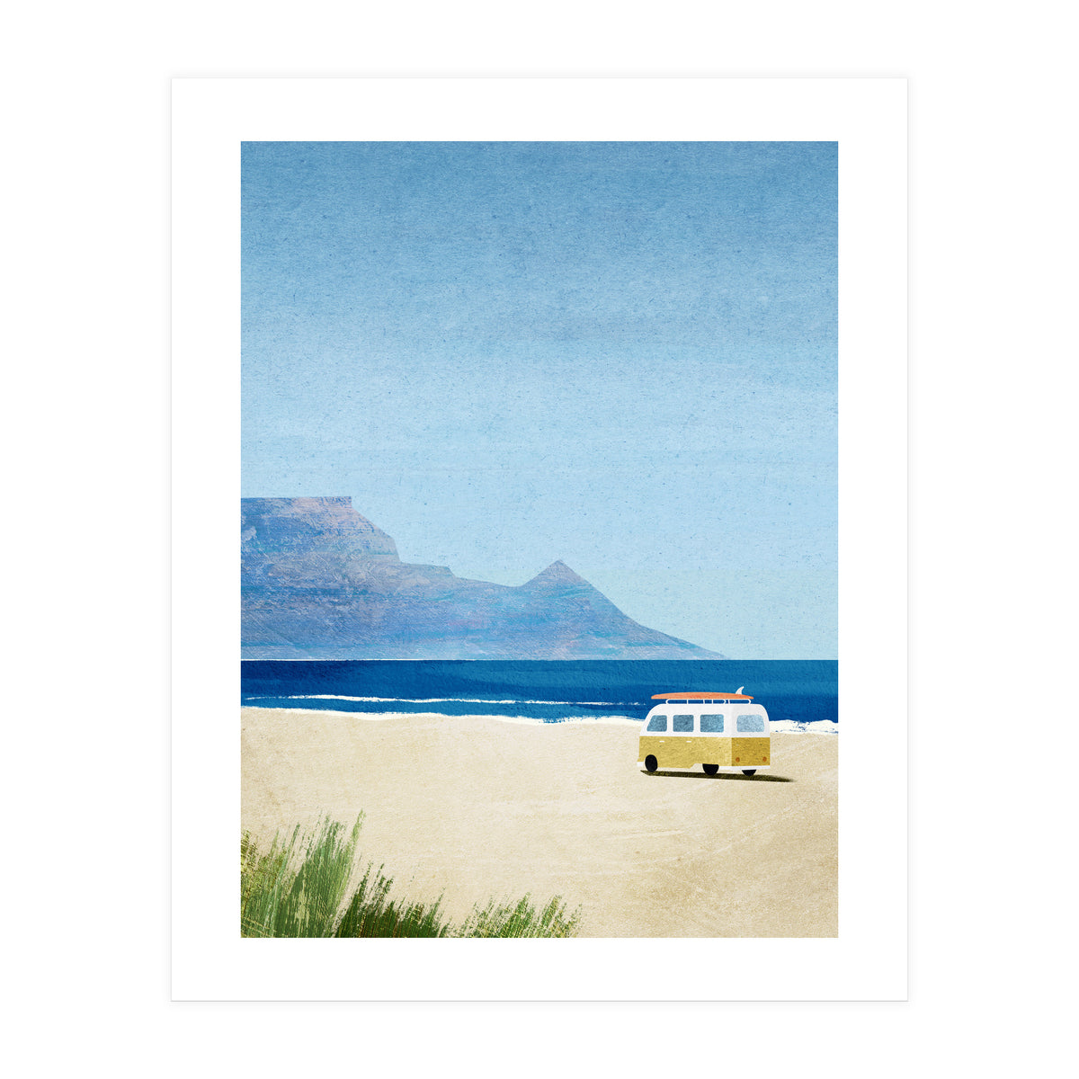 Kombi Surf Van, Cape Town (Print Only)