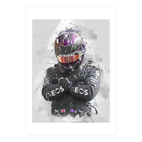 Lewis Hamilton F1 (Print Only)