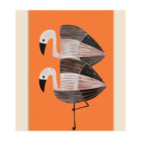 Tangerine Flamingos (Print Only)