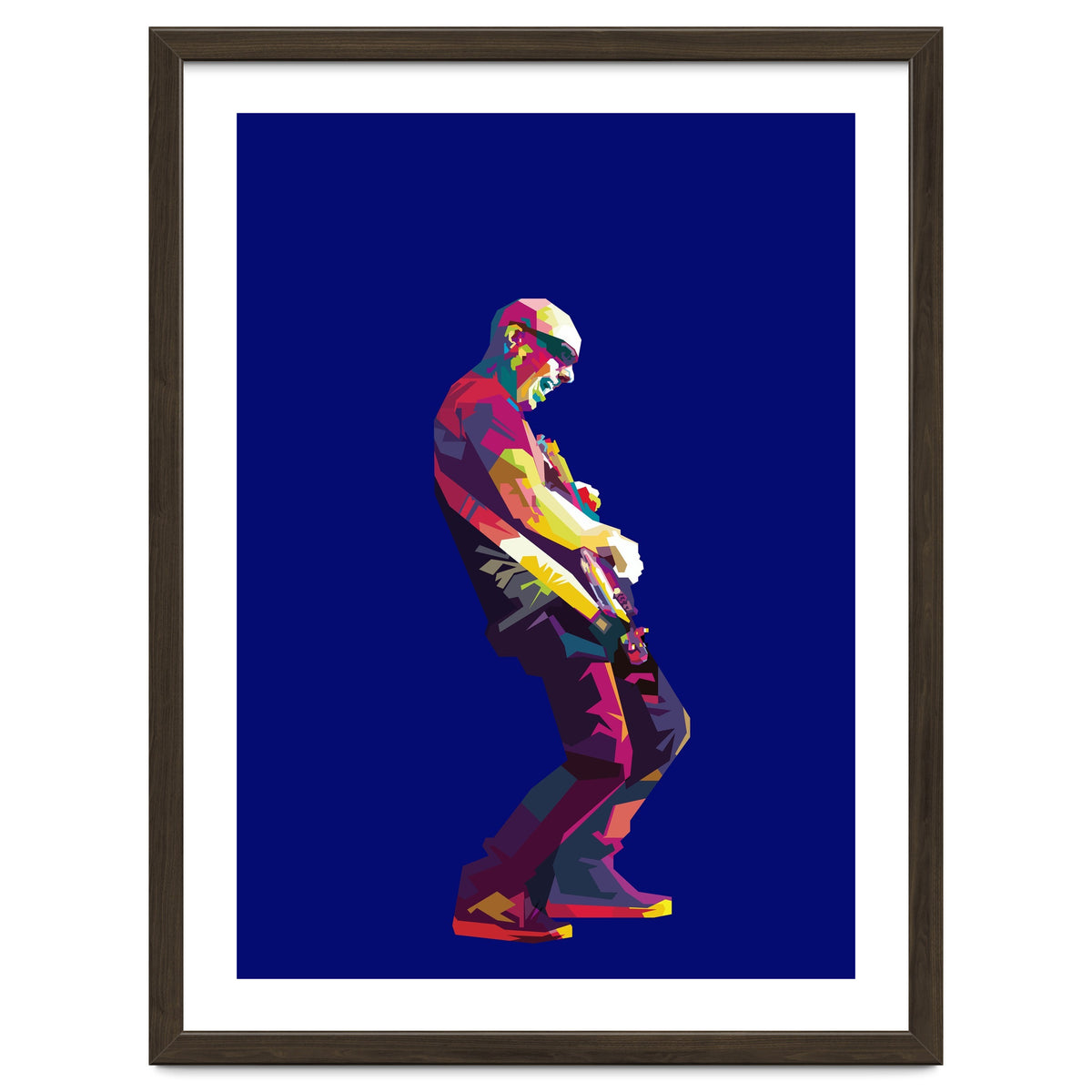 Joe Satriani Rock Guiatist Pop Art WPAP