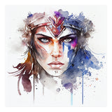 Watercolor Warrior Woman #1 (Print Only) thumbnail