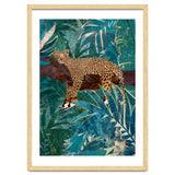 Leopard wearing shoes in the jungle thumbnail