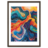 Vibrant Fluid Acrylic Pour Abstract Art thumbnail