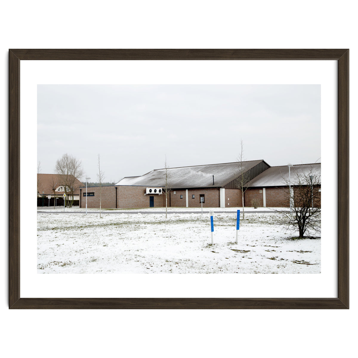 Snow covered  supermarket