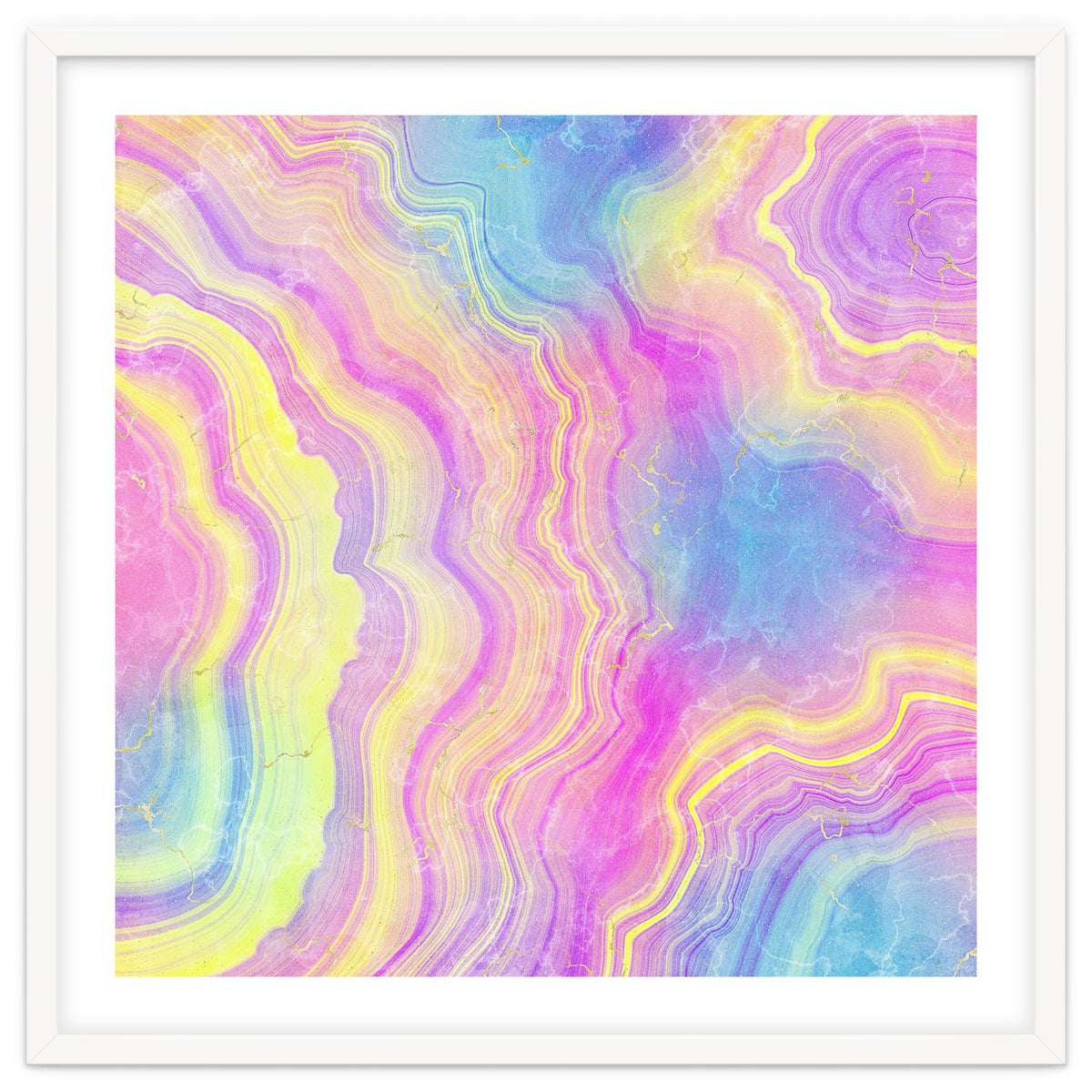 Neon Agate Texture 08
