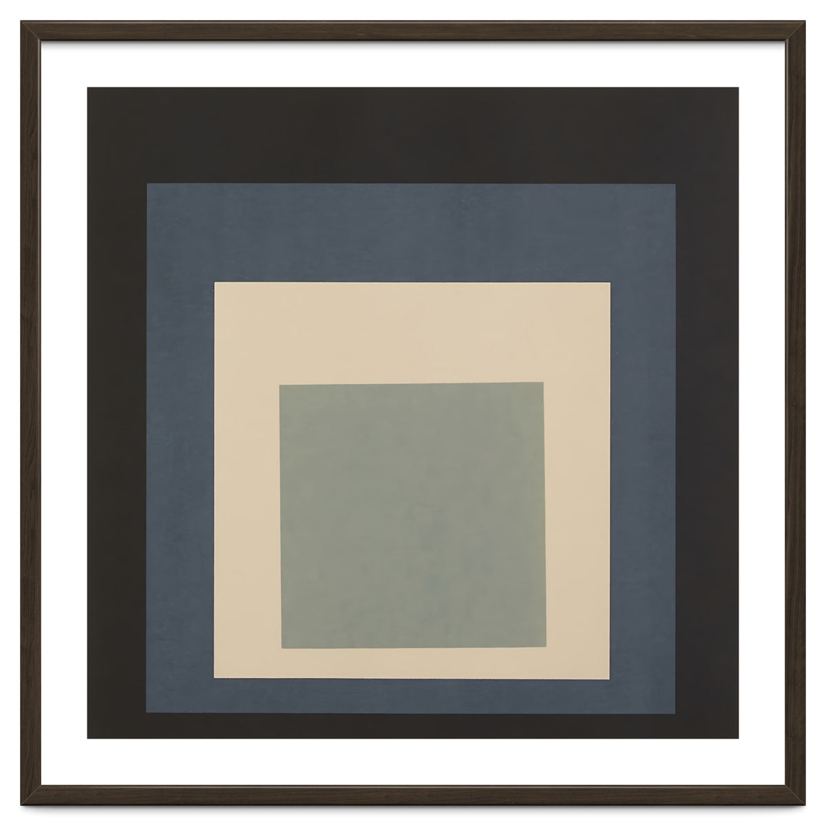 JOSEF ALBERS - HOMAGE TO THE SQUARE BEIGE GREY BLACK HIGH RESOLUTION