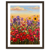 Vibrant Wildflower Field Oil Painting thumbnail