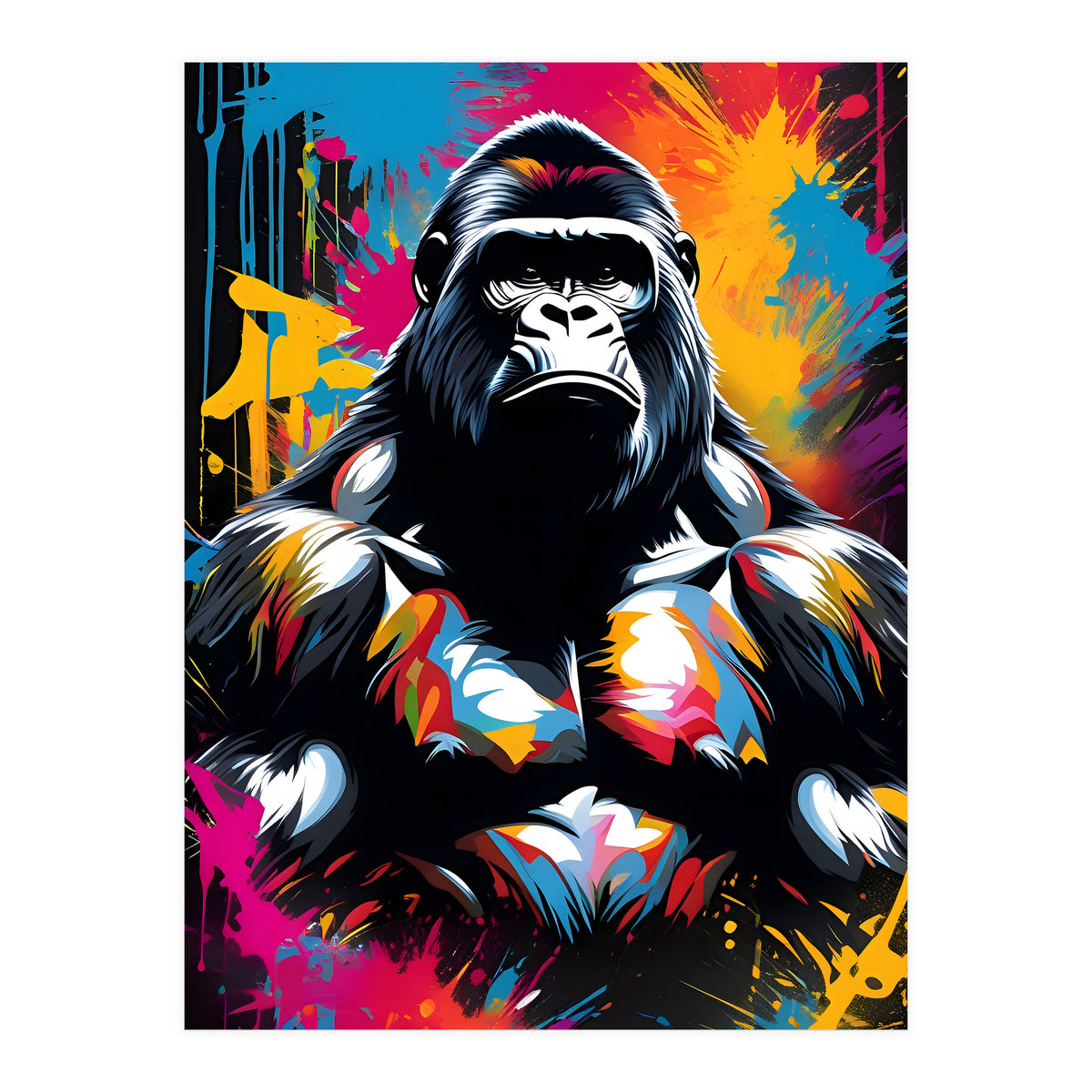 Gorilla Art, Graffiti (Print Only)