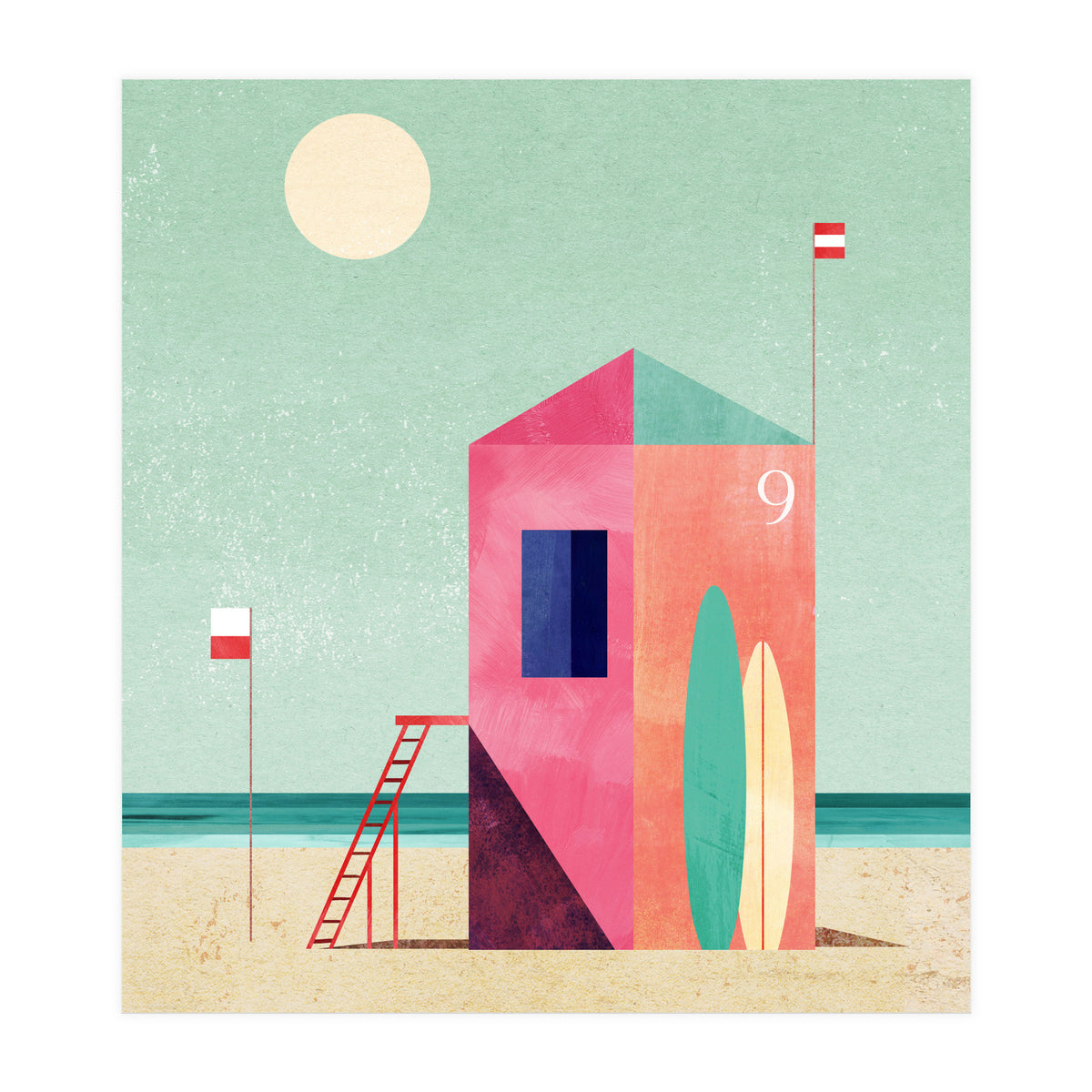 Surf Hut (Print Only)