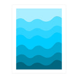 Blue gradient design  (Print Only) thumbnail