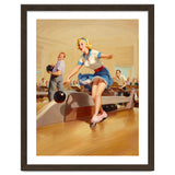 Sexy Pinup Girl On Bowling Incident thumbnail