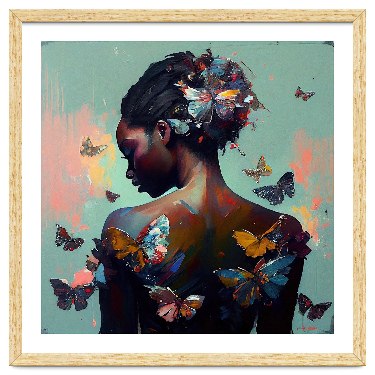 Powerful Butterfly Woman Body #1