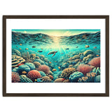 Vintage Australia, Great Barrier Reef Poster thumbnail