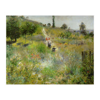 Chemin montant dans les hautes herbes. Oil on canvas (around 1875) 60 x 74 cm R. F. 2581. (Print Only)