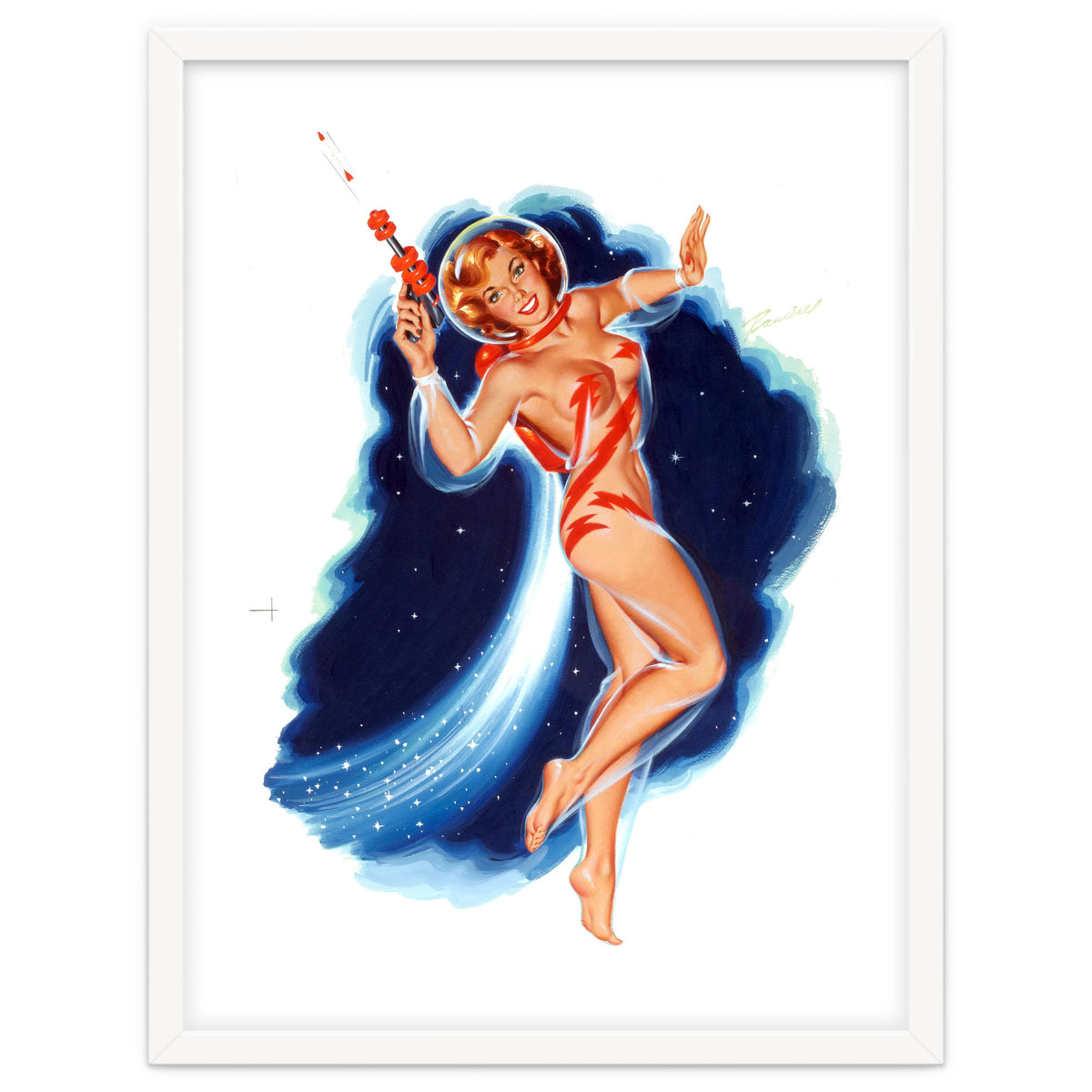 Pinup Astronaut Girl