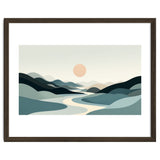 Serene Horizon: Minimalist Organic Landscape thumbnail